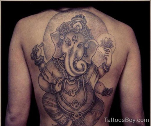 Fantastic Ganesha Tattoo-TB1043