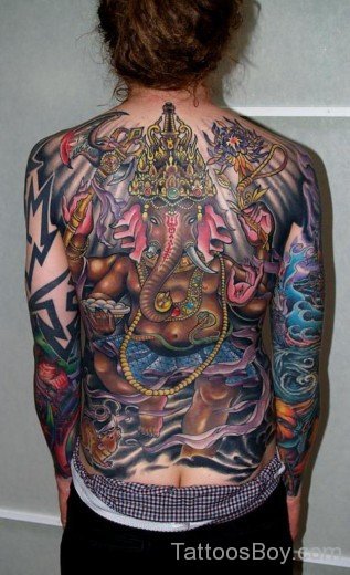 Fantastic Ganesha Tattoo-TB1047