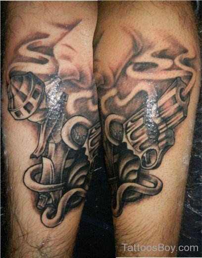 Fantastic Gun Tattoo