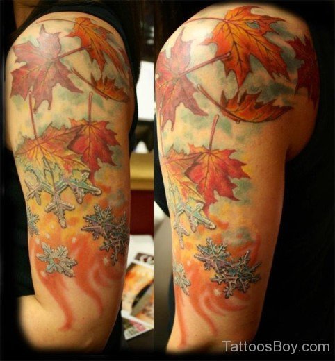 Fantastic Leaf Tattoo