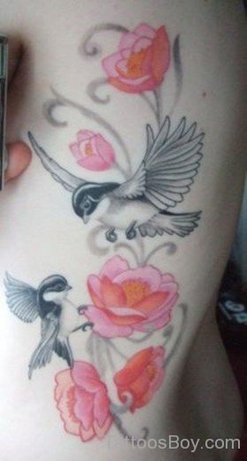  Rose And Sparrow Tattoo-Tb1046