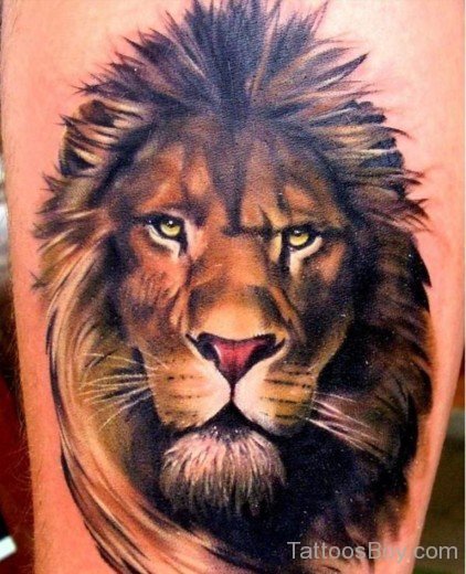 Fine Lion Tattoo