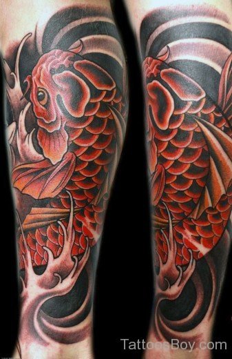 Graceful Fish Tattoo