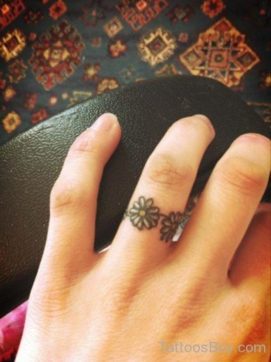 Flower Ring Tattoo-TB129