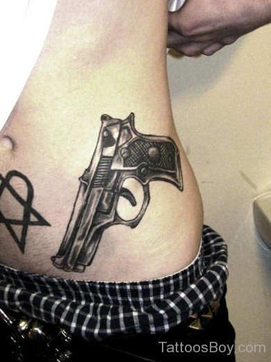 Funky Gun Tattoo-TB1038