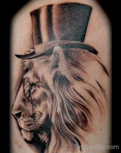 Funny Lion Tattoo-TB1042