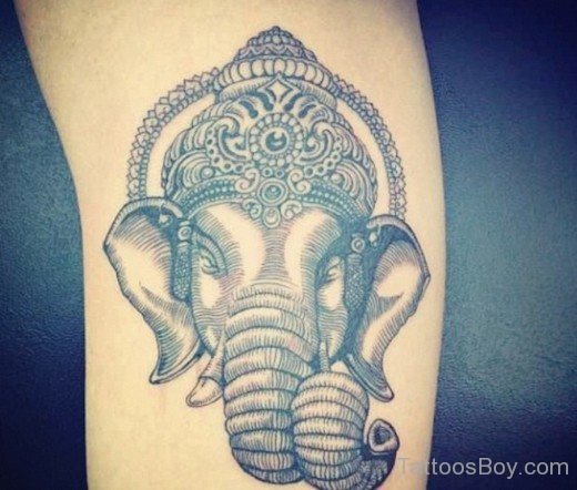 Ganesha Face Tattoo 5-TB1054