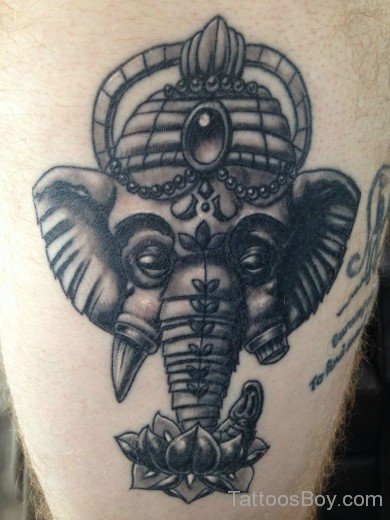 Ganesha Face Tattoos-TB1058