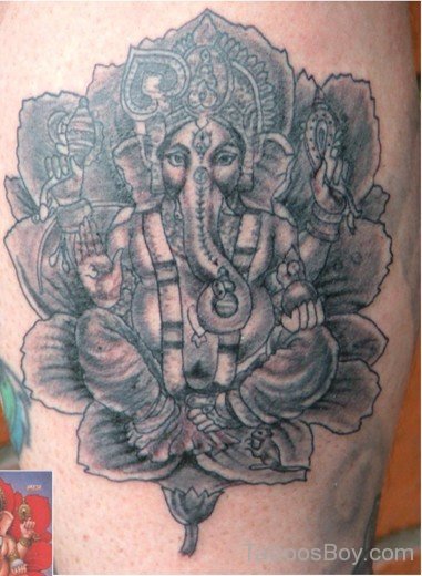 Awful Ganesha Tattoo 
