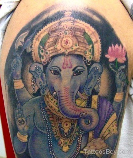 Amazing Ganesha Tattoo 