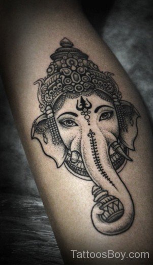 Ganesha Tattoo Design 3-TB1069