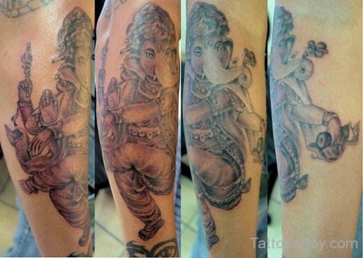 Ganesha Tattoo Design 7-TB1070