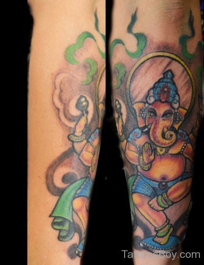 Ganesha Tattoo Design On Arm 77-TB1072