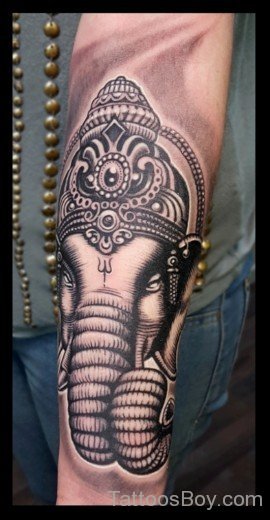 Ganesha Tattoo Design On Arm-TB1064