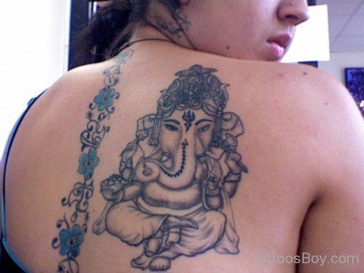 Cute Ganesha Tattoo 