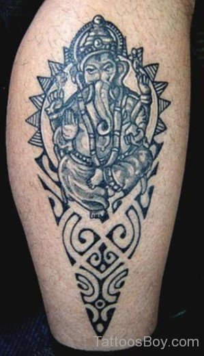 Awesome Ganesha Tattoo