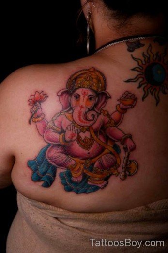 Nice Ganesha Tattoo 