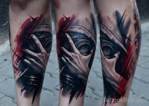 Gas Mask Tattoo