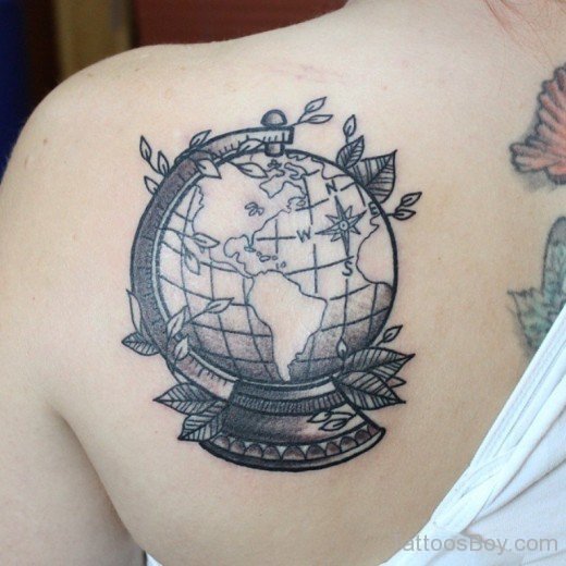 Globe Tattoo-TB1046