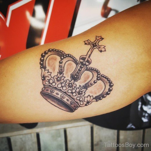 Graceful Crown Tattoo