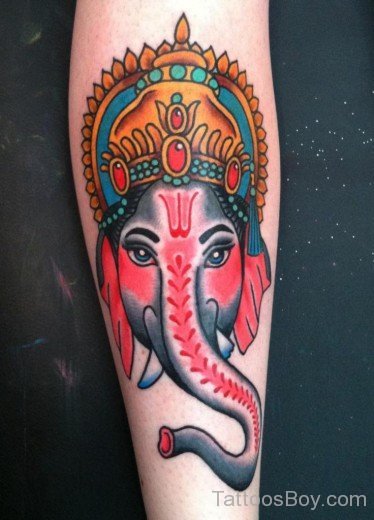 Graceful Ganesha Tattoo Design-TB1141