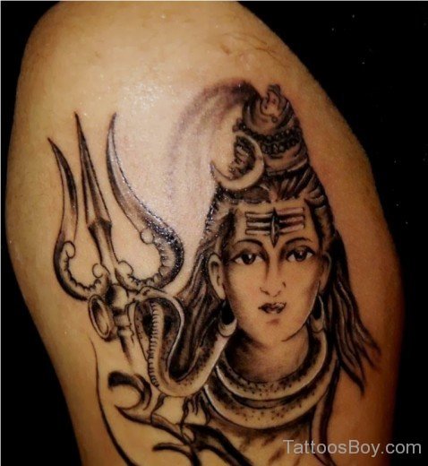 Graceful Lord Shiva Tattoo-TB132