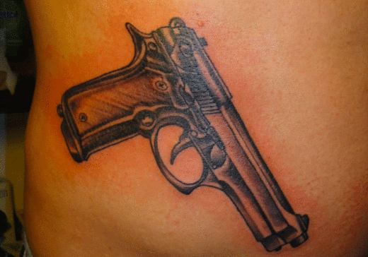 Gun Tattoo 