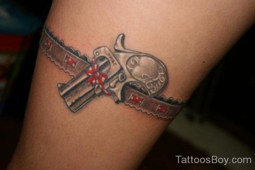 Awesome Gun Tattoo