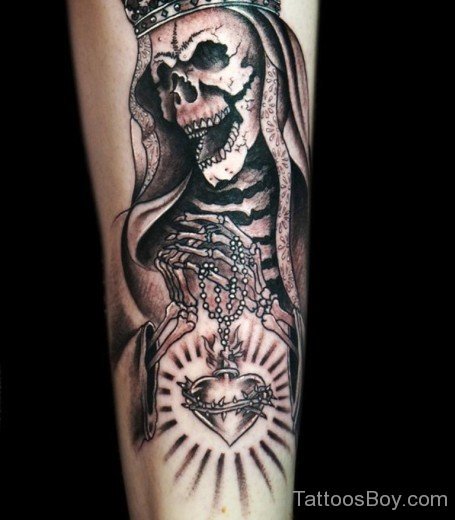 Horrer Skull Tattoo