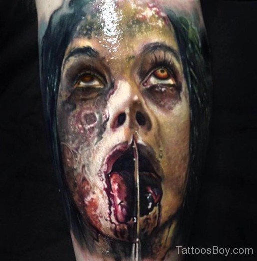 Horror Portrait Tattoo-TB1036