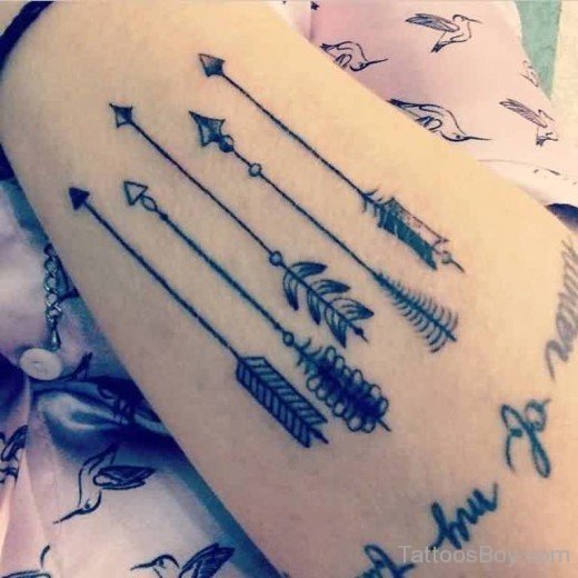 Impressive Arrow Tattoo 