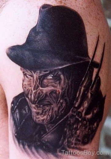 Jason Horror Tattoo On Arm-TB1084