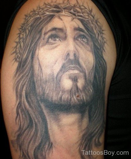 Jesus Face Tattoo 
