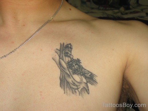 Jesus Tattoo On Chest