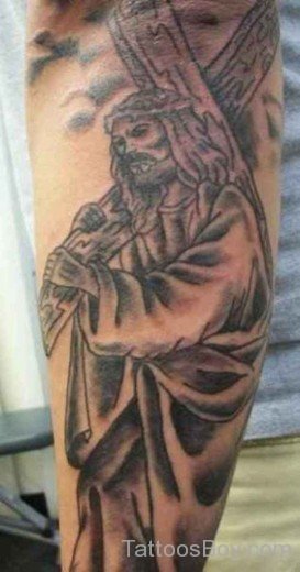 Jesus Tattoo Design On Arm