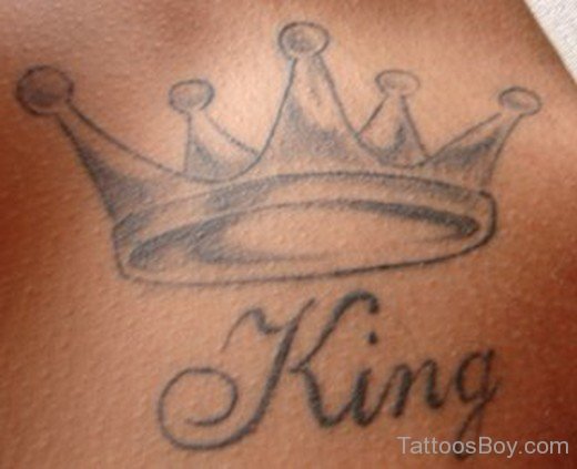 King Crown Tattoo Design-TB1107