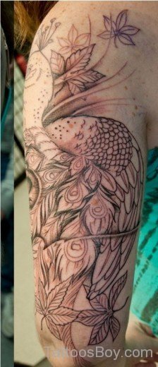 Leaf Tattoo Design-TB1115