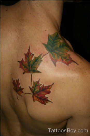 Awesome Leaf Tattoo 