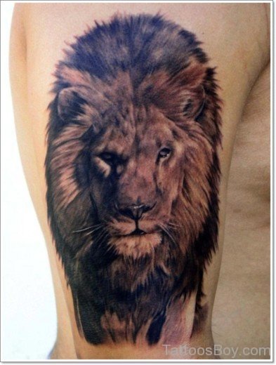 Lion Tattoo Design 8-TB1073