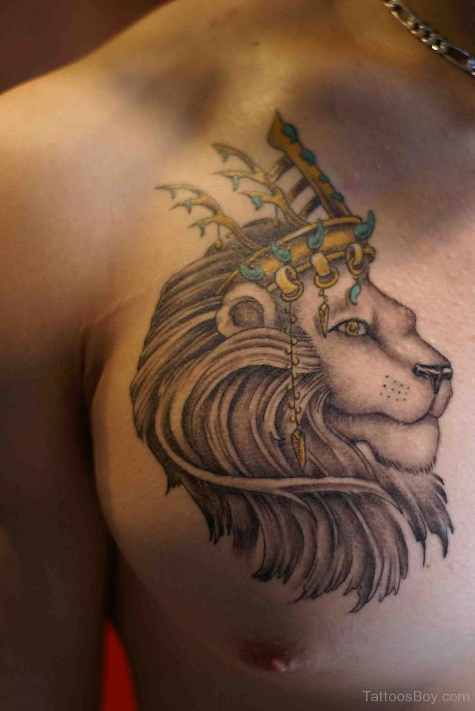 Lion Tattoo Design On Chest | Tattoo Designs, Tattoo Pictures
