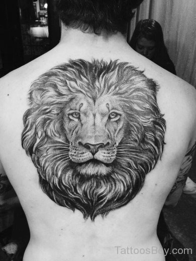 Lion Face Tattoo 