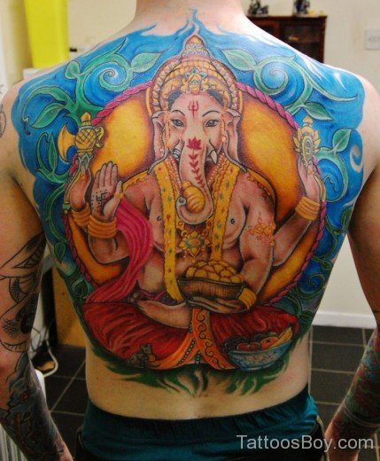 Lord Ganesha Tattoo Design-TB1104
