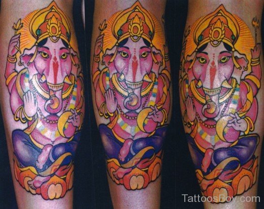 Lovely Lord Ganesha Tattoo-TB1161