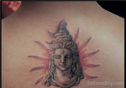 Lord Shiva Face Tattoo Design-TB143