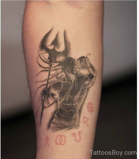 Lord Shiva  Tandav Tattoo On Arm-TB139