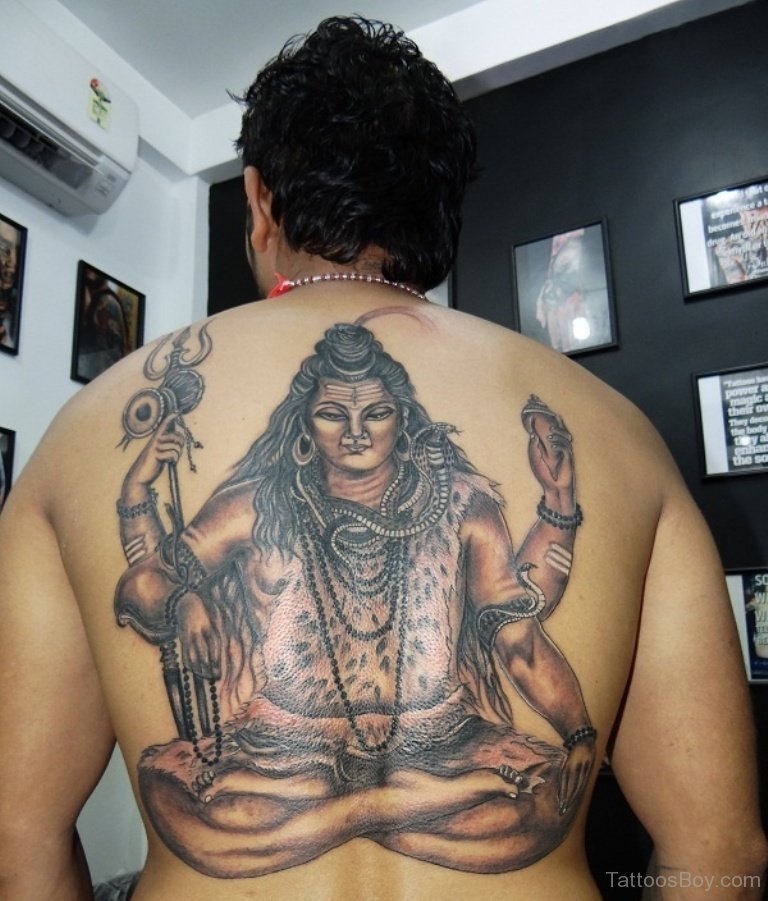 Aggregate 159+ back shiva tattoo super hot