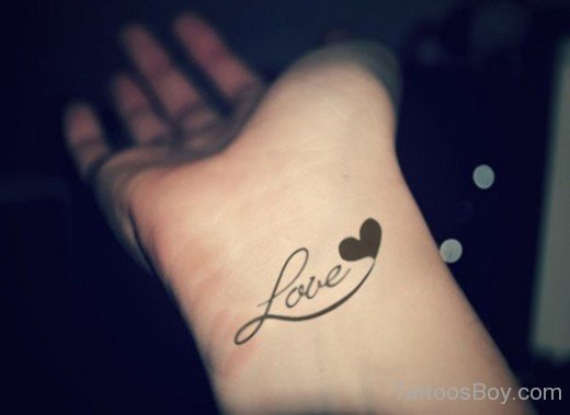 Love And Heart Tattoo