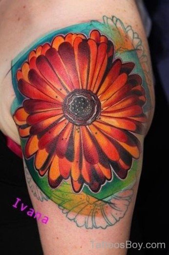 Lovely Sunflower Tattoo