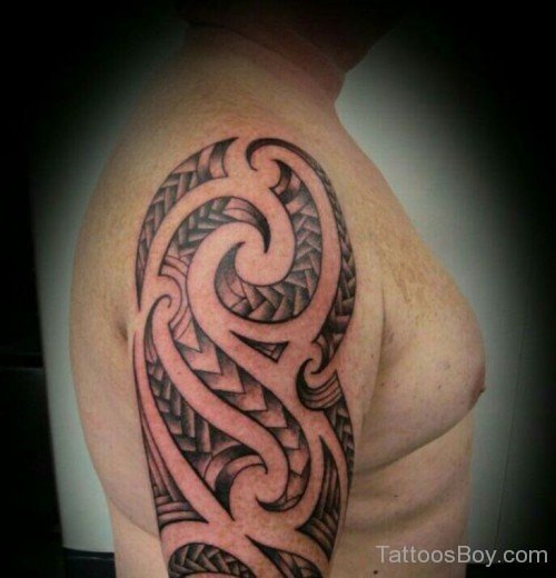 Awesome Maori Tribal Tattoo