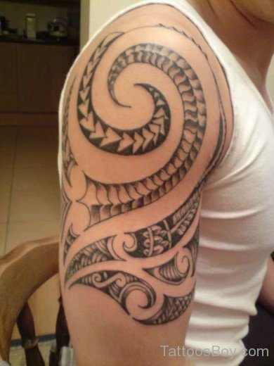 Maori Tribal Tattoo Design